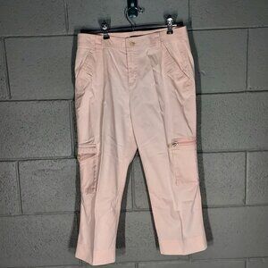 Lauren Ralph Lauren Pink Cargo Capri Pants - Size 4